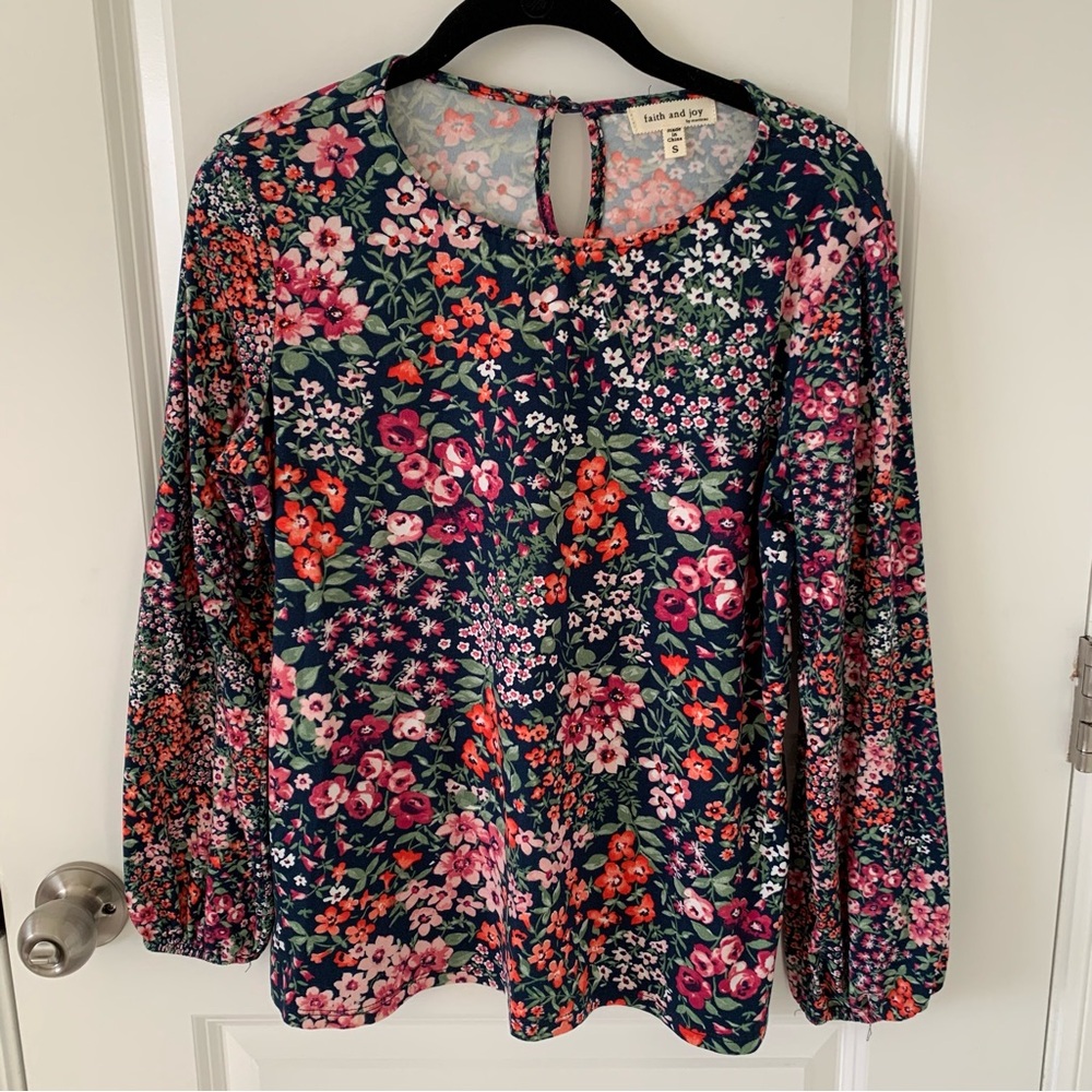 5 for $10 - Faith and Joy Floral Top